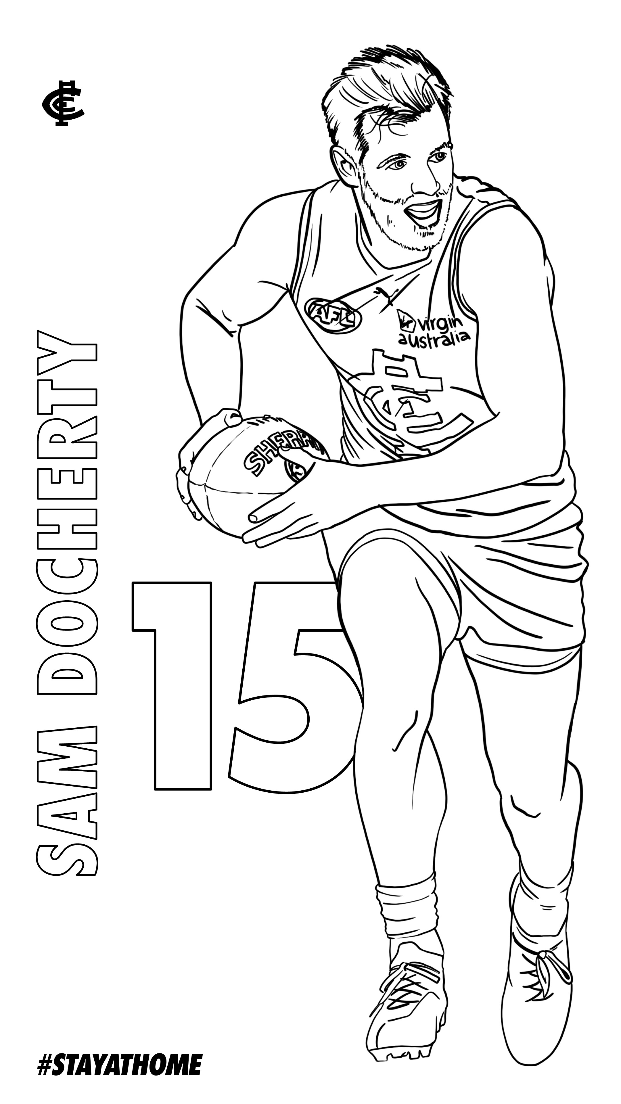 Afl Football Colouring Pages SexiezPicz Web Porn