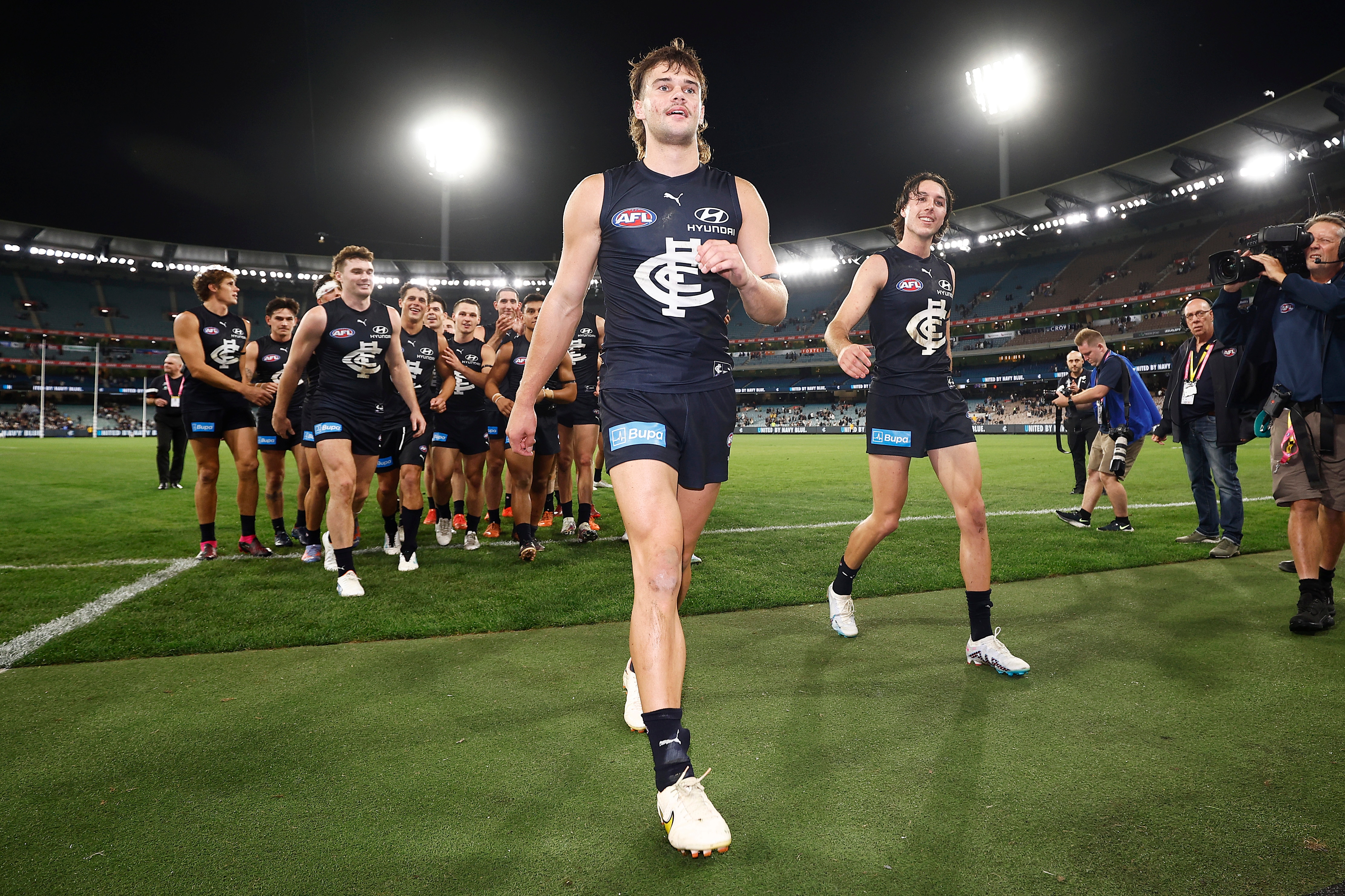 【海外Ｌサイズ】AFL カールトン・ブルーズ '24 ホームガーンジー Puma Men's AFL Carlton Blues Football Club 2024 Home Replica