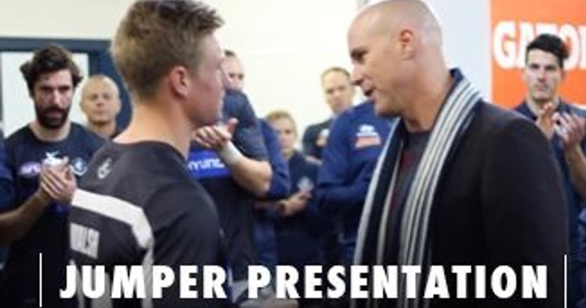 Walsh presented with first guernsey