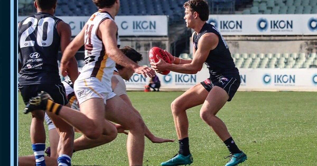 VFL practice match All Carlton goals