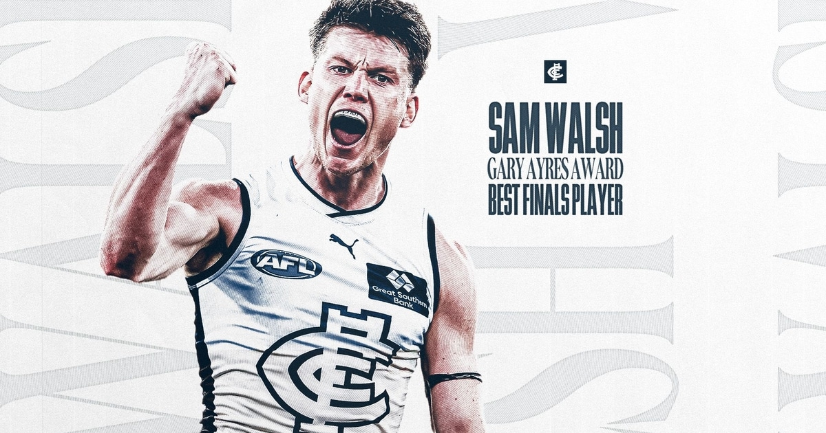 Best finals player Walsh wins 2023 Gary Ayres Award