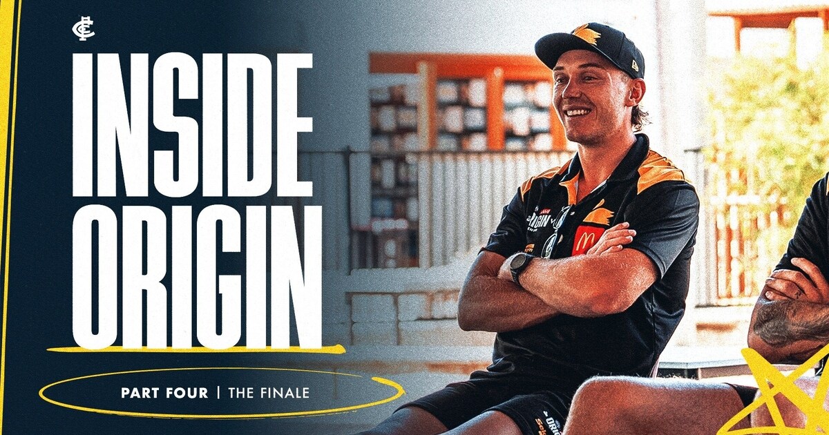 Episode four: Patrick Cripps’ final prep as Origin returns (Inside Origin)