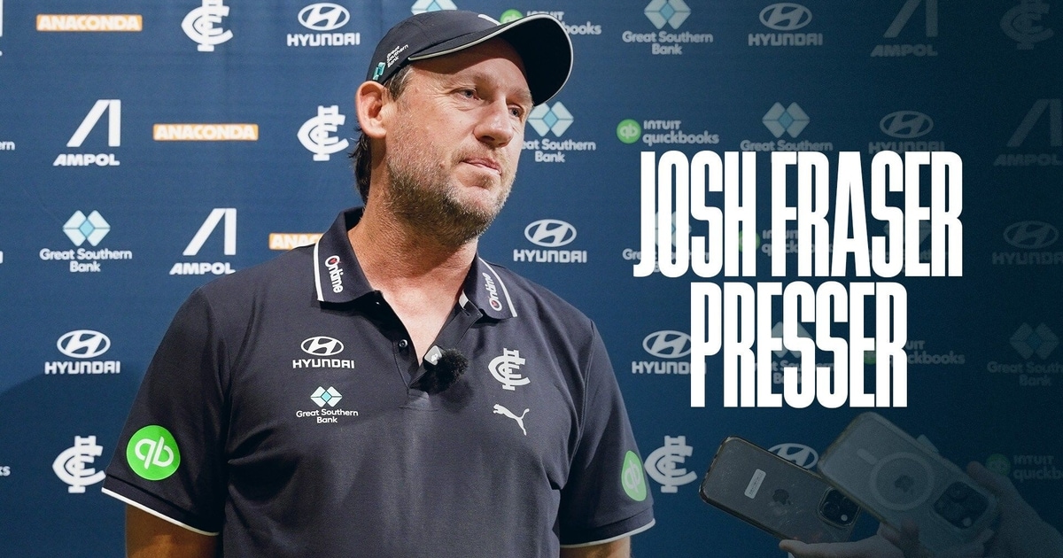 Practice Match v Brisbane | Fraser press conference
