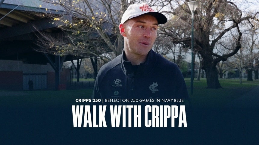 Walk with Crippa ahead of game 250