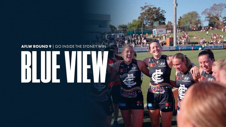 Blue View | Inside the rooms for our Sydney win!