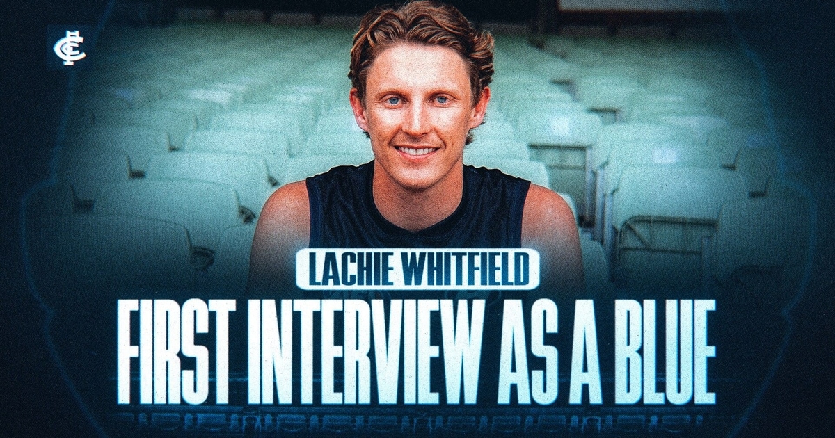 Whitfeikld Whitfield's first interview as a Blue!